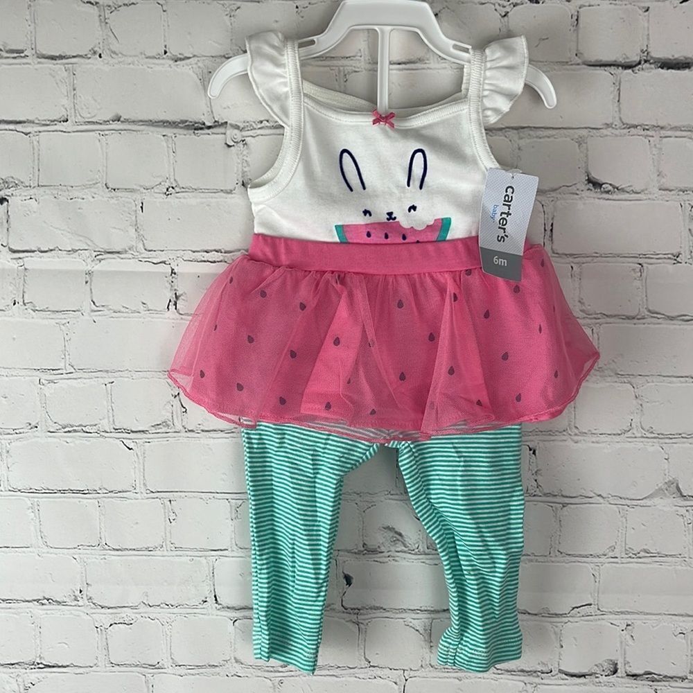 Carter’s Bunny Onesie and Tutu Pants